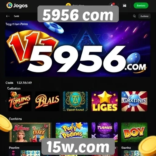 Novidades e recursos do site de jogos 5956 com